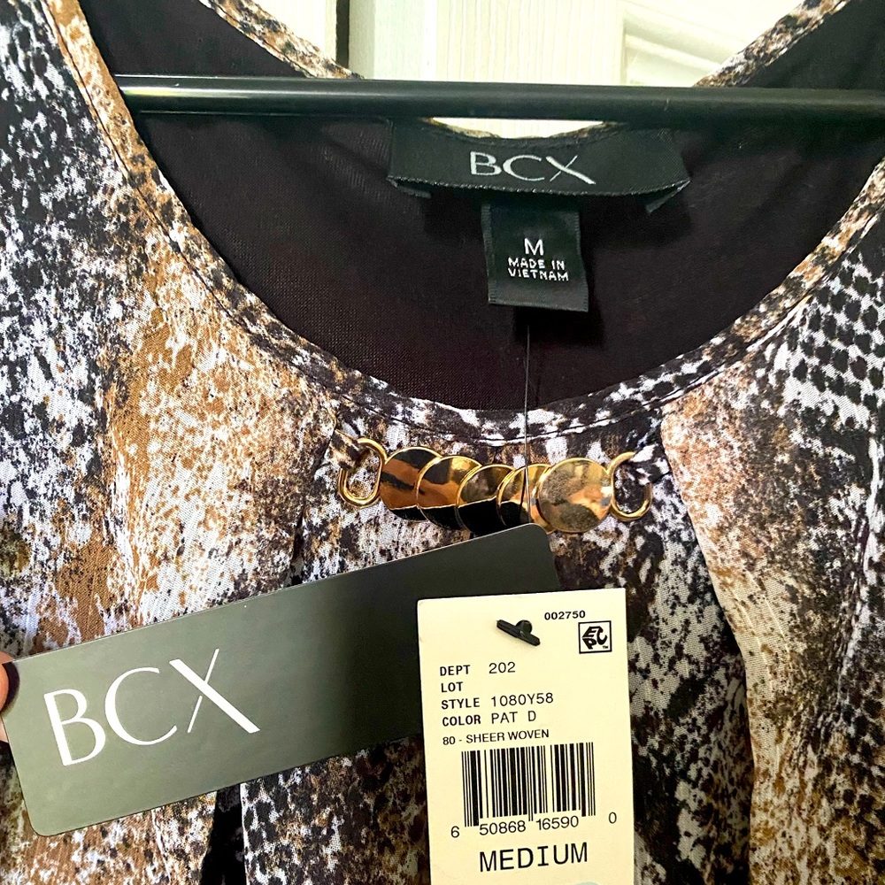 Snakeskin Pattern Blouse - Picture 2 of 3